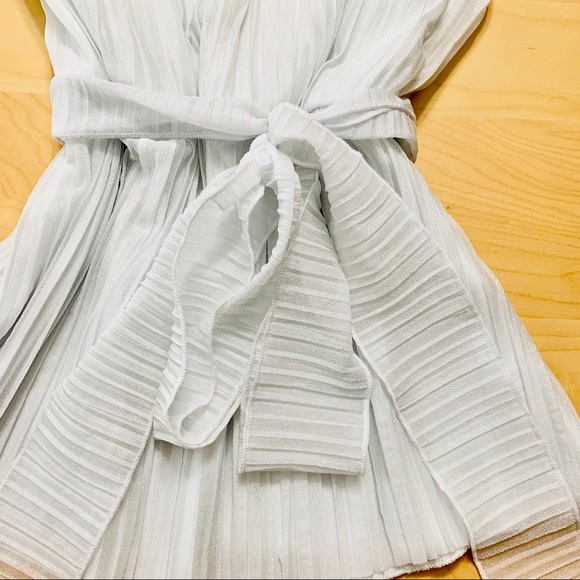 2/$20 Ricki’s Pleat White Crinoline Tank Top - Picture 6 of 8